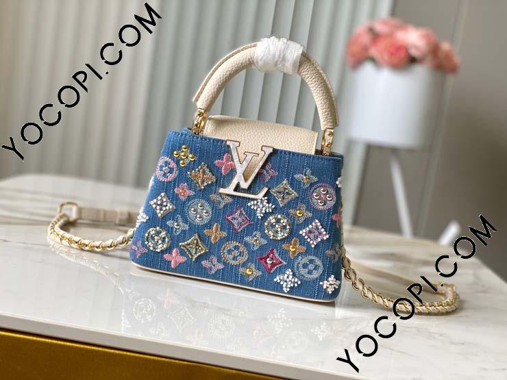 M12947】 LOUIS VUITTON ルイヴィトン デニム バッグ コピー 25新作