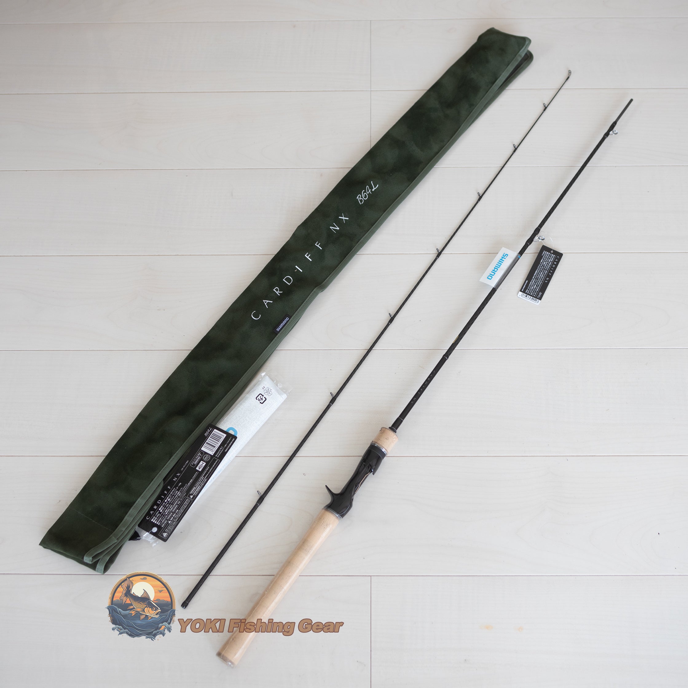 Brand New Shimano 21 Cardiff NX B64L Baitcasting Rod for Trout