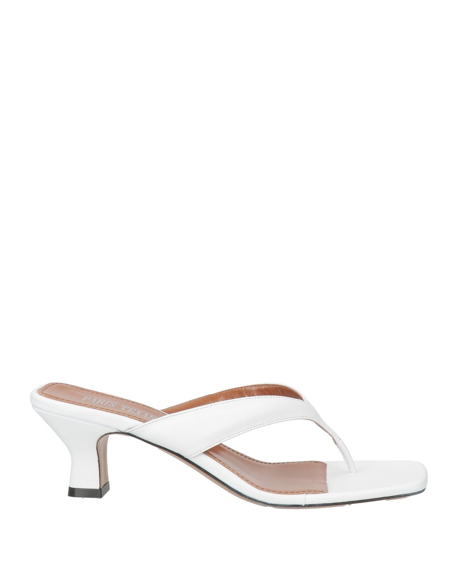 PARIS TEXAS Footwear | White Women's Flip Flops | YOOX