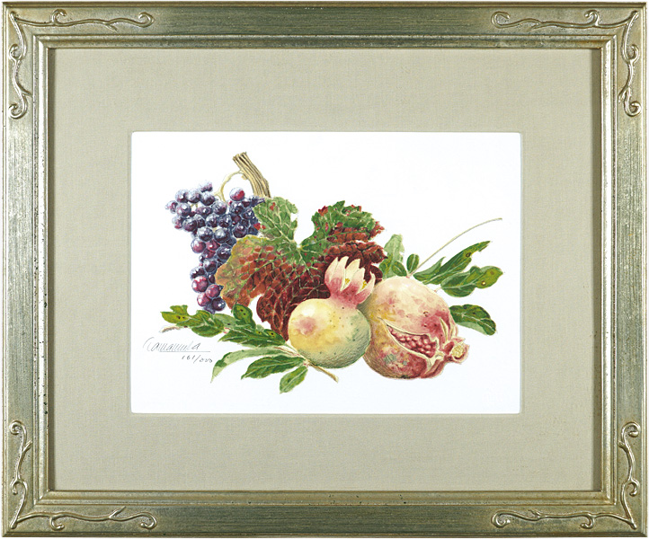 玉村豊男「柘榴と葡萄」 | 山田書店美術部オンラインストア