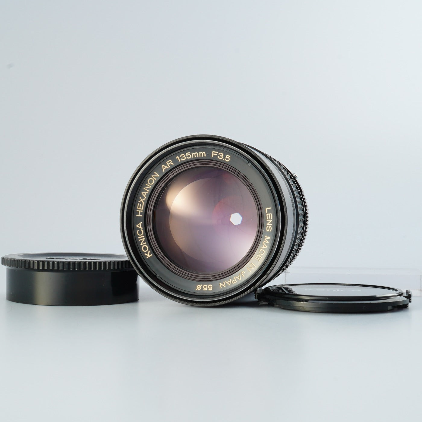 KONICA HEXANON 135mm F/3.5 初期型 希少なWリング仕様 KONICA HEXANON