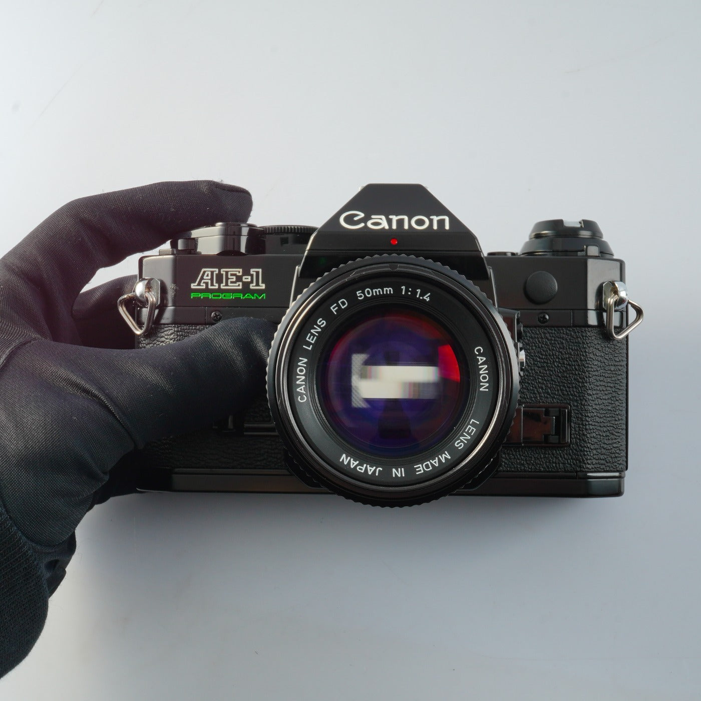 CLA'd】 Canon AE-1 Program Black + New FD 50mm F/1.4 MF フィルム