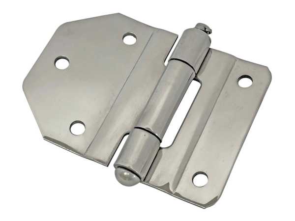 ステンレスブロック蝶番 外溝 段付サイド φ10ピン L - トラックボディ