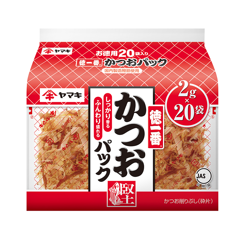 徳一番®』かつおパック 2g×20P（WP） | 商品情報 | ヤマキ株式会社