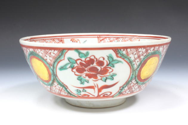 柳瀬美術店 / 荒川豊蔵「赤絵玉取獅子鉢」共箱[ARAKAWA Toyozo]Bowl