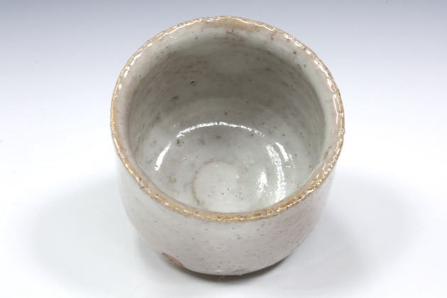 柳瀬美術店 / 三輪栄造「萩ぐい呑」共箱[MIWA Eizo]Sake cup