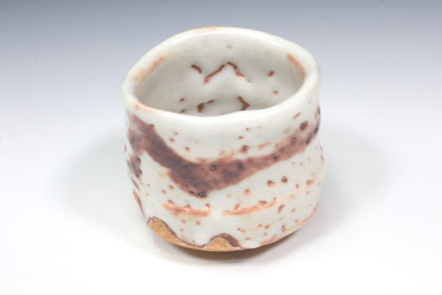 柳瀬美術店 / 山田 和「志野ぐい呑-2」共箱[YAMADA Kazu]Sake cup