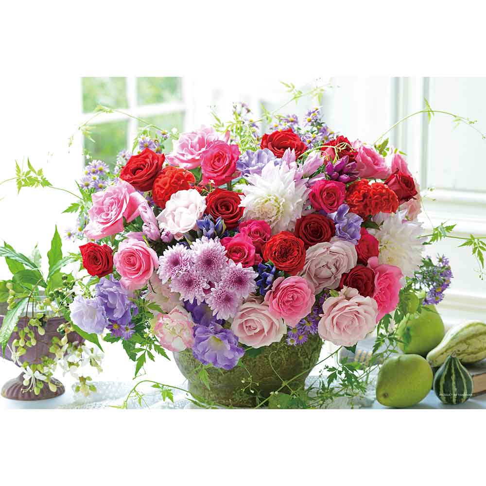 コンパクトピースパズル ブリリアントフラワー / ジグソーパズル