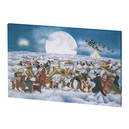 キャンバスパズル 月に聞かせる音楽会 / ジグソーパズルやのまん通信販売