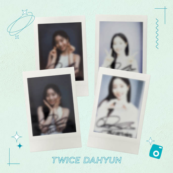 TWICE ONCE BEGINS ダヒョン 公式クリアファイル