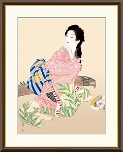 上村松園作 日本の名画 娘深雪