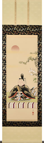 天神の掛け軸 奥田久志作 天神様