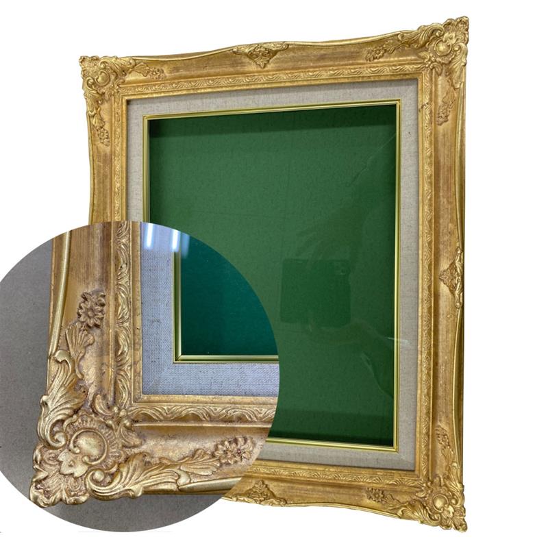 油彩額 9232N F6 ゴールド ガラス付 | ゆめ画材