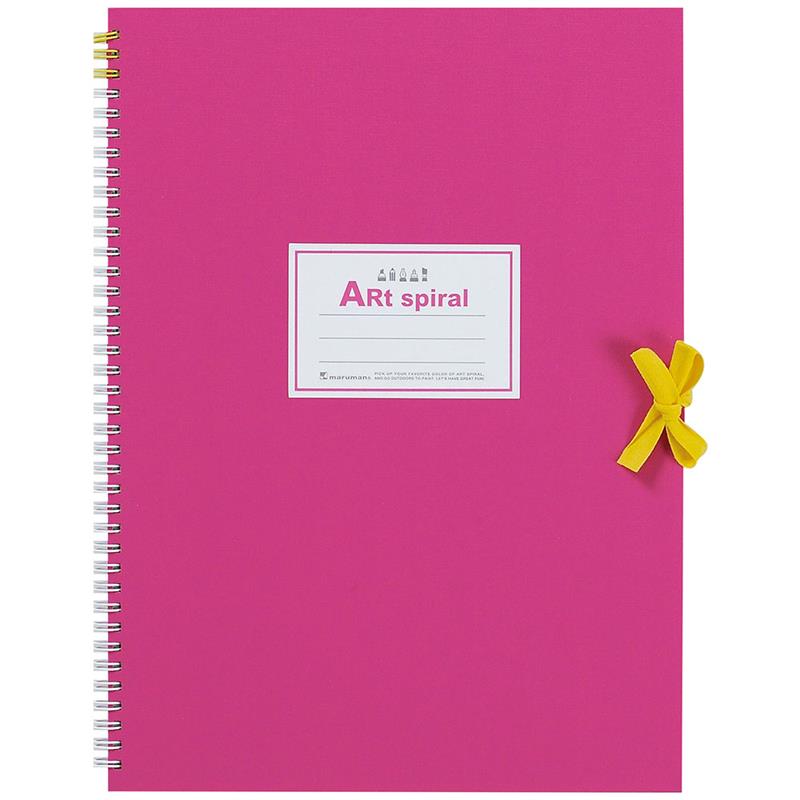 アートスパイラル スケッチブック F4 ピンク | ゆめ画材