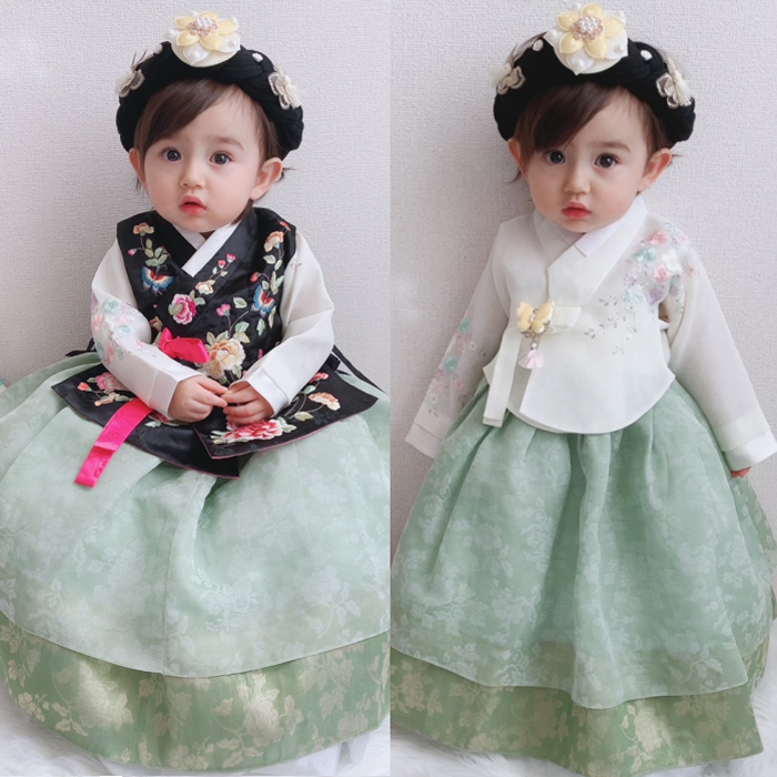 子供レンタルチョゴリ・女の子用No54身長76～79cm 1号サイズ(目安年令1