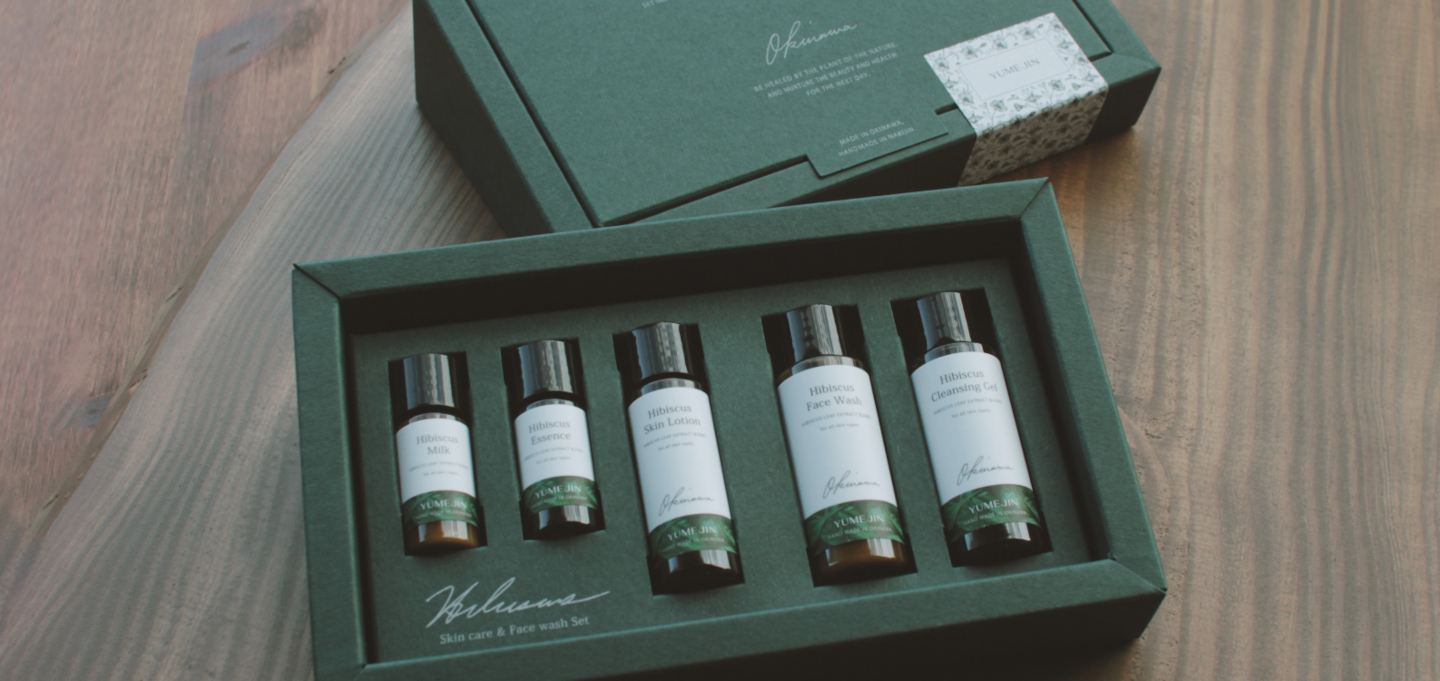 ハイビスカス スキンケア＆ウォッシュ アメニティセット｜YUMEJIN