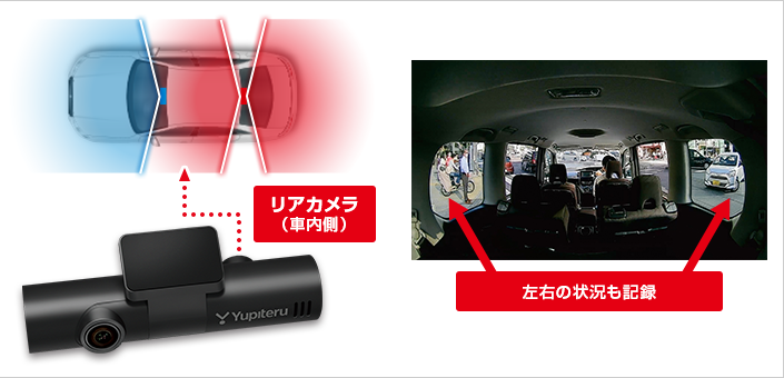 Y-3300｜全方面3カメラドライブレコーダー｜Yupiteru(ユピテル)