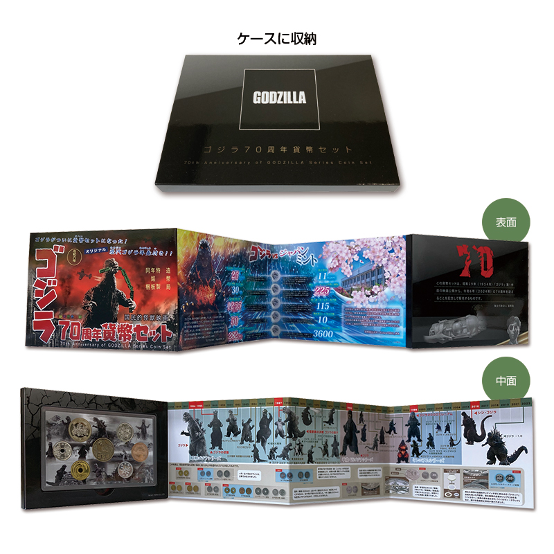 切手・趣味の通信販売｜スタマガネット ゴジラ70周年貨幣セット