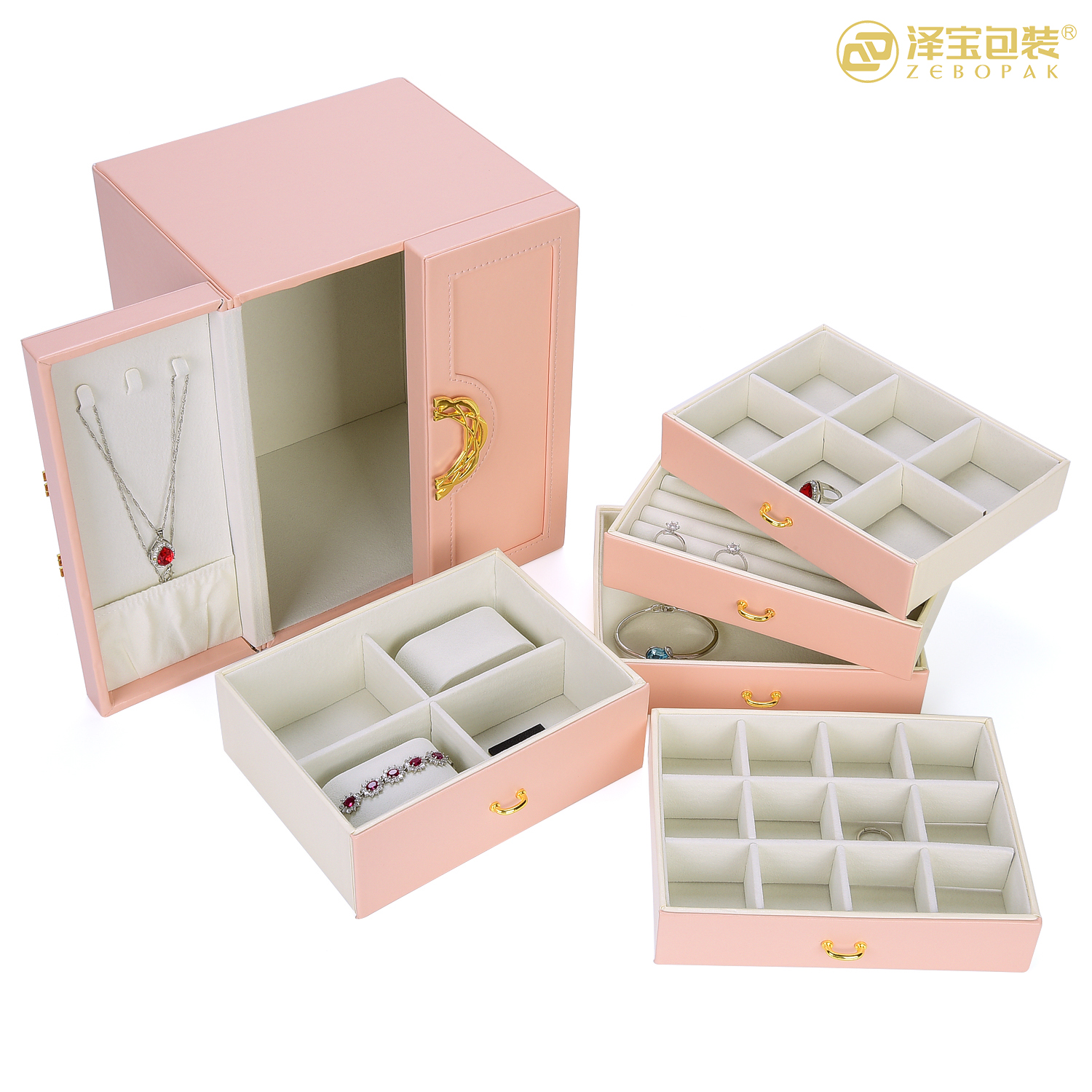 C26 five-layer double storage box - ZEBO PAK