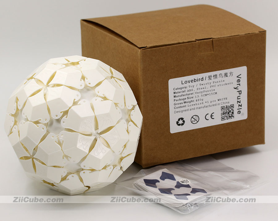 VeryPuzzle Lovebird cube 32 Faces, puzzle intellectual toy magic