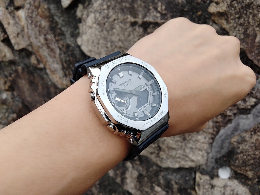 G-ショック「GM-2100-1AJF」レビュー｜八角形ベゼル×メタル素材 | ずぶ