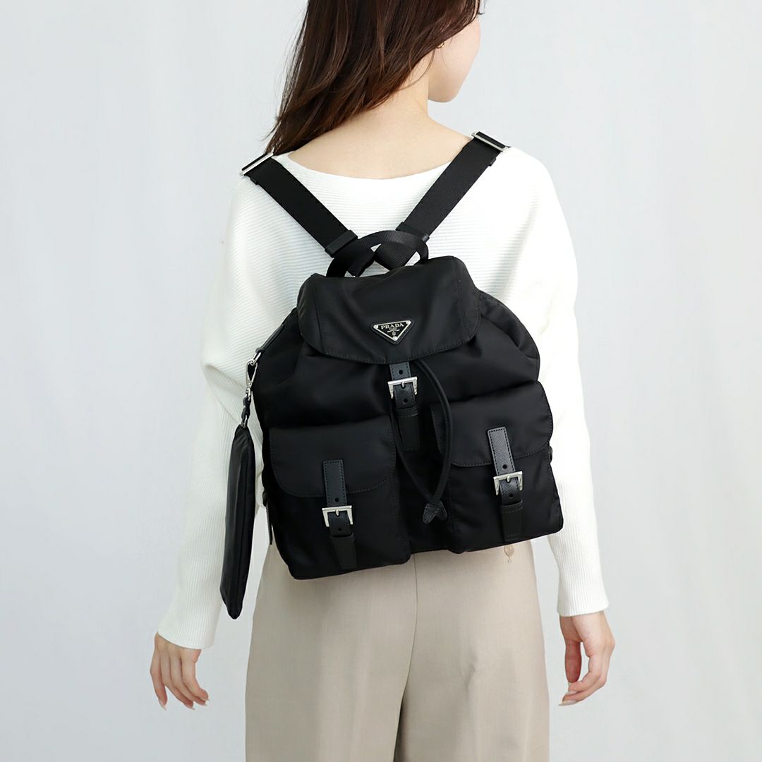 プラダ PRADA バッグ リュックサック 1BZ677 RV44 ブラック(F0002 NERO