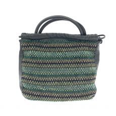 ミッソーニ タオルケットブルー系 約140✕約200cm