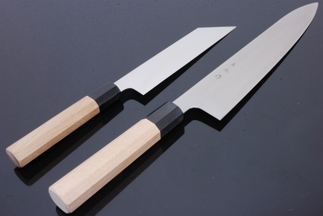 駅南やまご質店オンラインショップ / 高級御料理包丁 2本セット 両刃