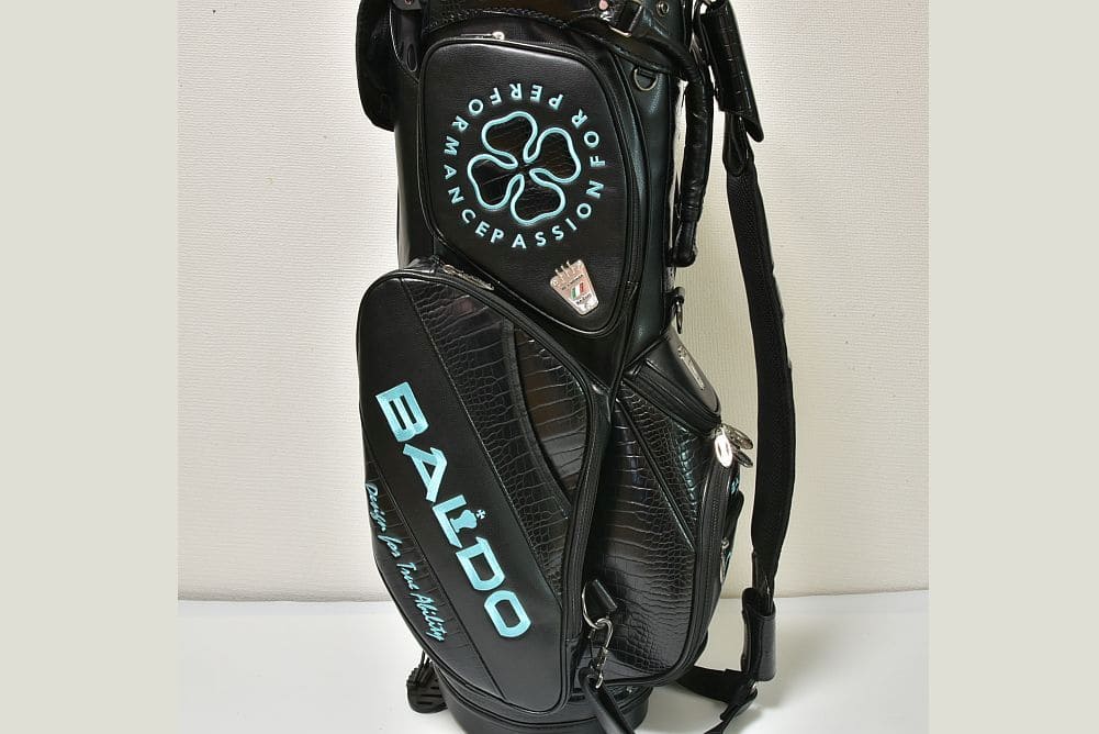 BALDO スタンド式キャディバッグ チャコール BALDO 数量限定 キャディ