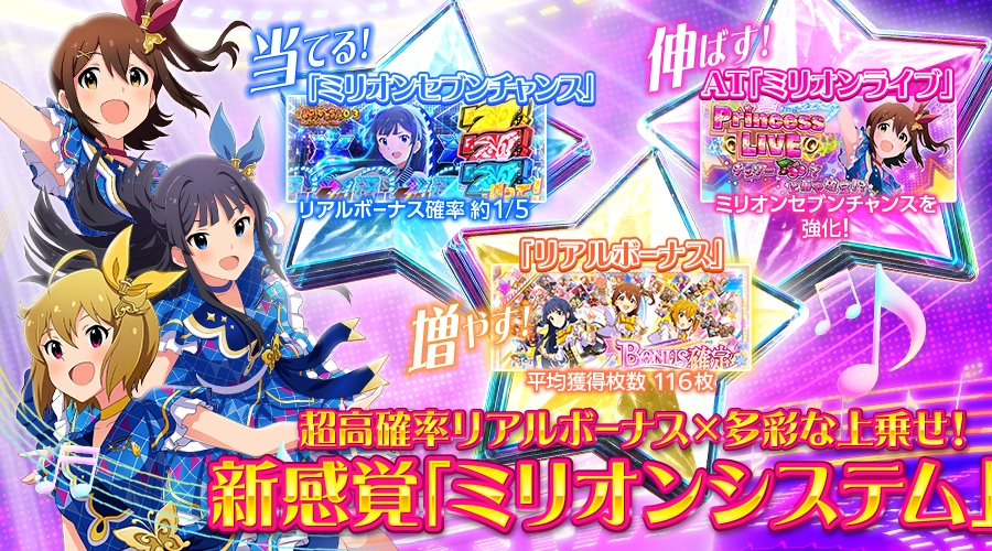 スマスロ アイドルマスター ミリオンライブ! ネクストプロローグ」公式