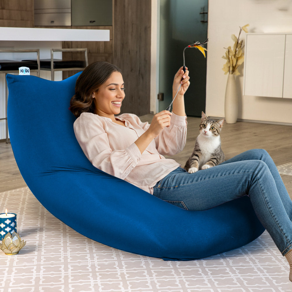 Yogibo short ヨギボーショート青 ブルー Yogibo short ヨギボー