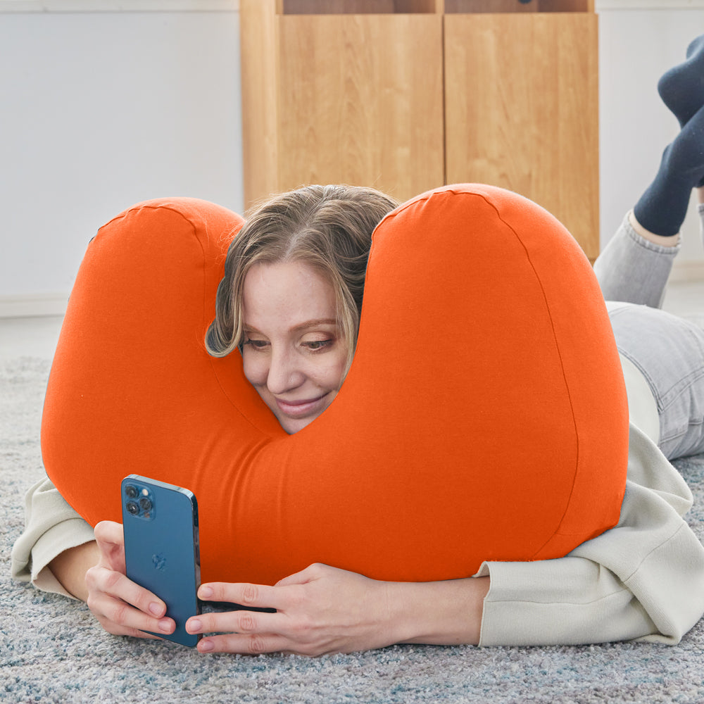 Yogibo ビーズクッション 水玉模様 収納バッグ付き（メガムーン