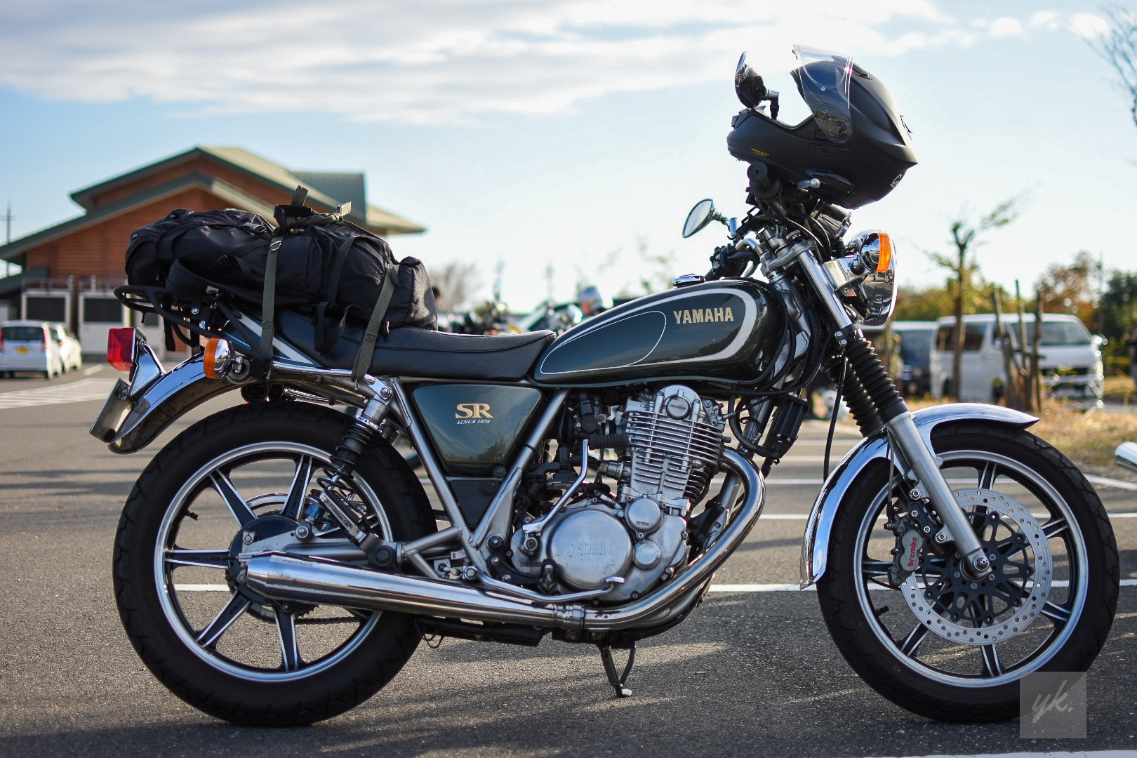 SR400｜ワイズギアのキャストホイールは重厚感がたまらない｜yoku-mono