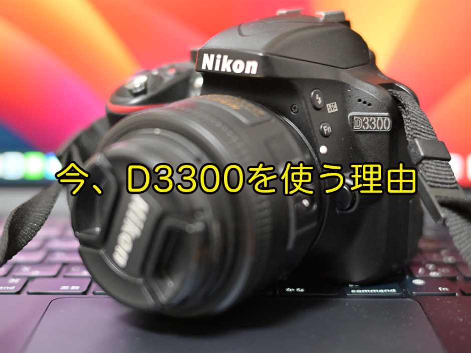 2024年版] 10年前のカメラ Nikon D3300は今でも撮影してて楽しいカメラ