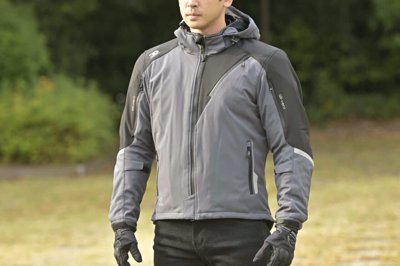 Honda プロテクトソフトシェルパーカ】随所にリフレクターを配置し被