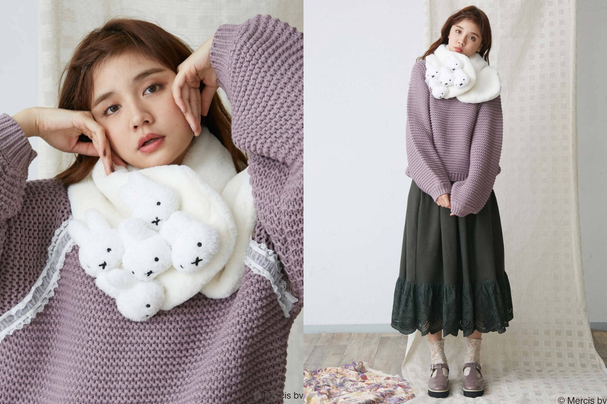 首元にミッフィーがモフモフ大集合♪ ミッフィー×メリージェニーのティ