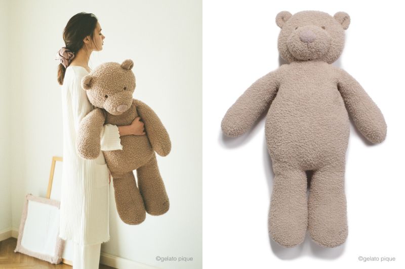ジェラピケのでっかくてフワモコな「クマちゃん抱き枕」がかわええ