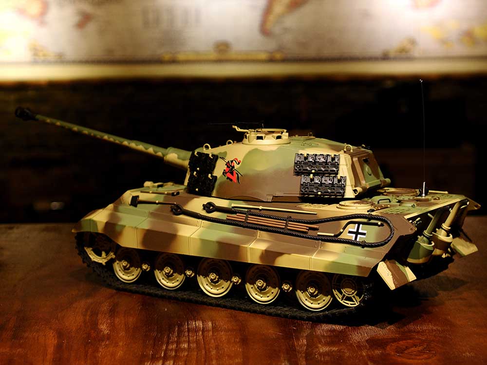 HENGLONG 1:16 3888A-1 ドイツ軍虎王ヘンシェルラジコン戦車 技適認証