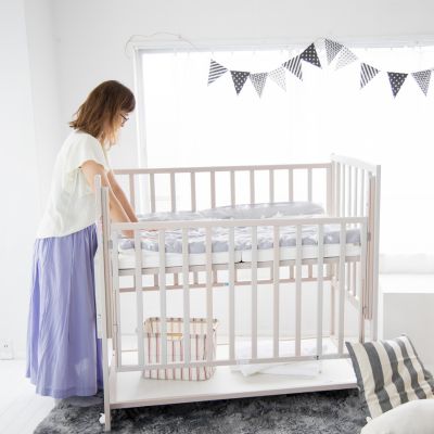 ハイタイプベッド ツーオープン（新色） | 国産ベビーベッド製造