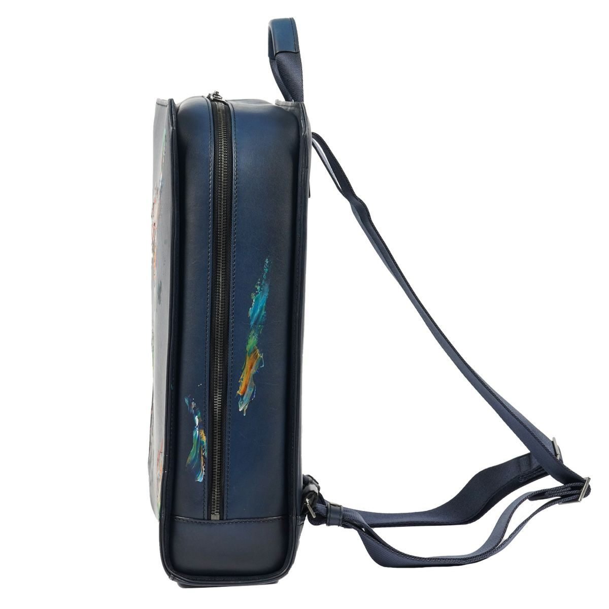 YAT030 仲垣友博一点染めシリーズ バックパック ｜美しい色彩の革財布