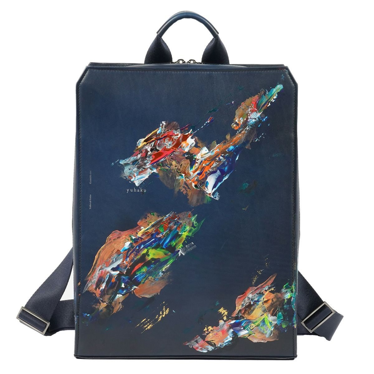 YAT030 仲垣友博一点染めシリーズ バックパック ｜美しい色彩の革財布