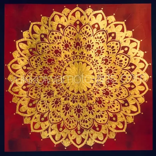 曼荼羅アート「太陽礼拝」｜Mandala art “Sun salutation” | 幸運を