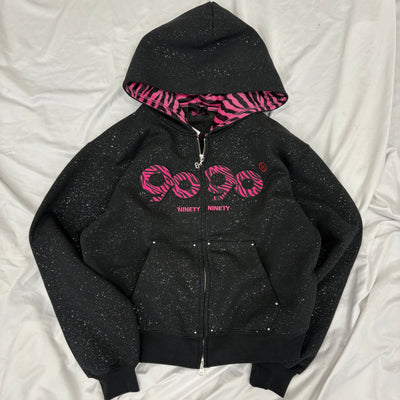 OG Logo Glitter Zip Hoodie – YZ