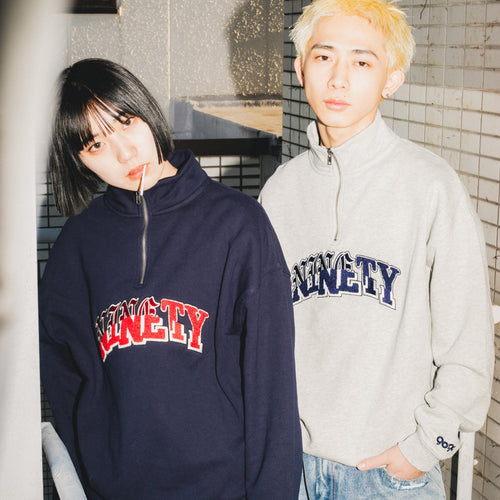 Collage Logo Half-zip Sweat – YZ