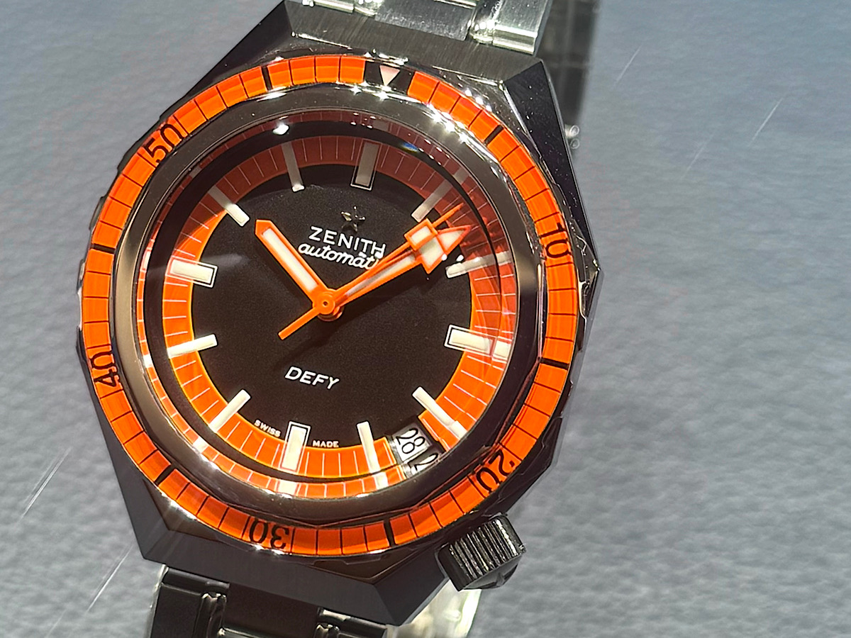 2024年新作：実機写真あり！オレンジカラーがアクセントとなったゼニス