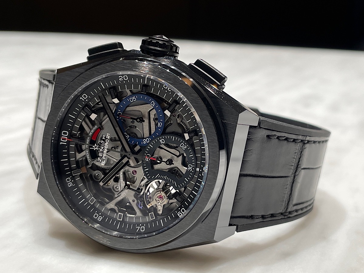 洗練さを極めたオールブラック！ ゼニス『デファイ エル・プリメロ21