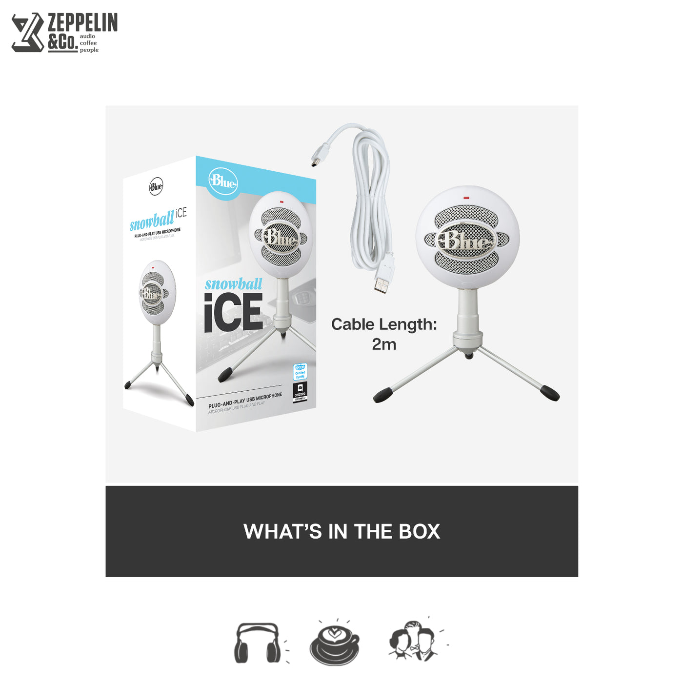Blue Snowball Ice USB Microphone – Zeppelin & Co