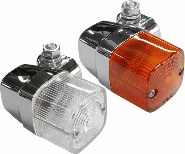 CGC ヨーロピアンウインカー160型メッキ【角】 | 旧車バイクカスタム