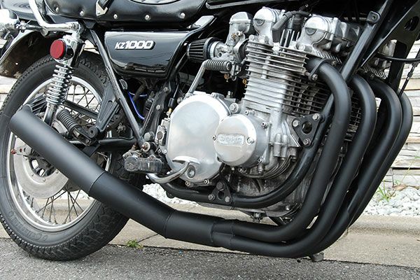 Z/KZ 機械曲げ80φ極太マフラー バズー管 | 旧車バイクカスタムパーツの