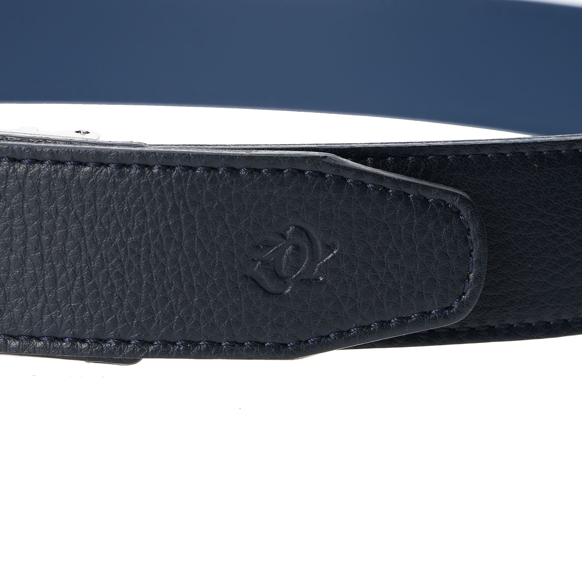 MEN ZURENレザーベルト ネイビー